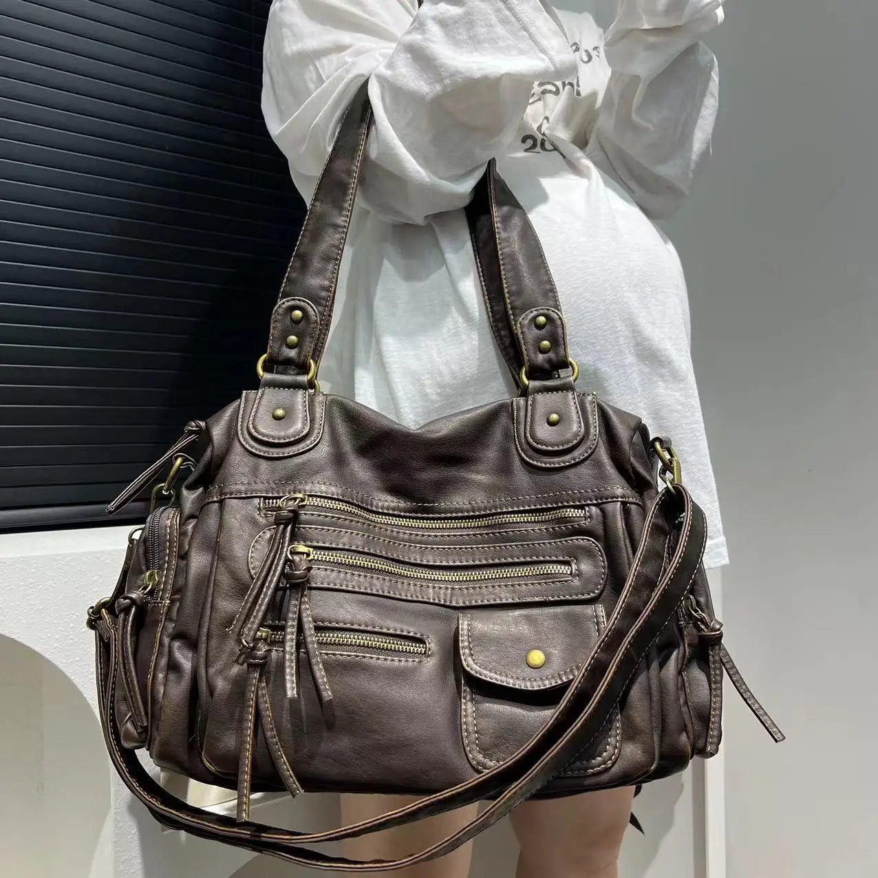 Sac à main bandoulière fonctionnel - Romy