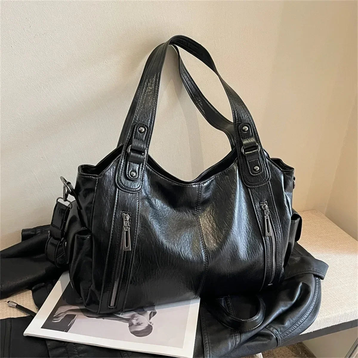 Sac à main bandoulière intemporel - Louise